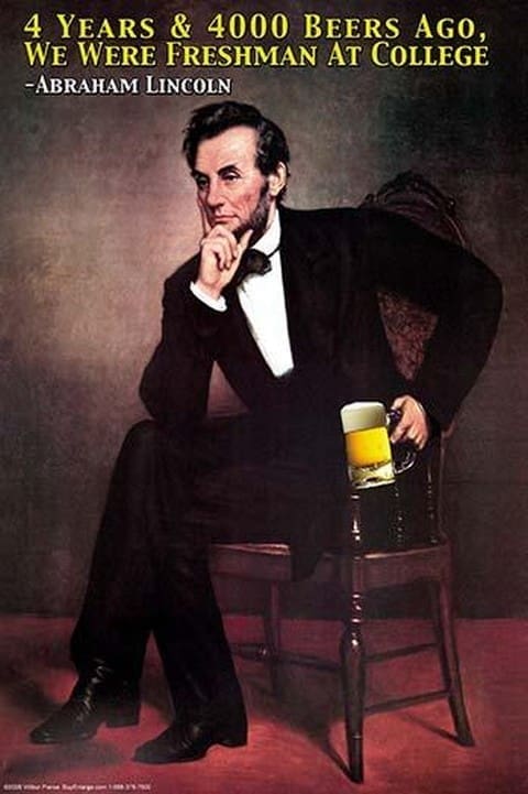4 Beers & 4000 years ago by Wilbur Pierce - Art Print