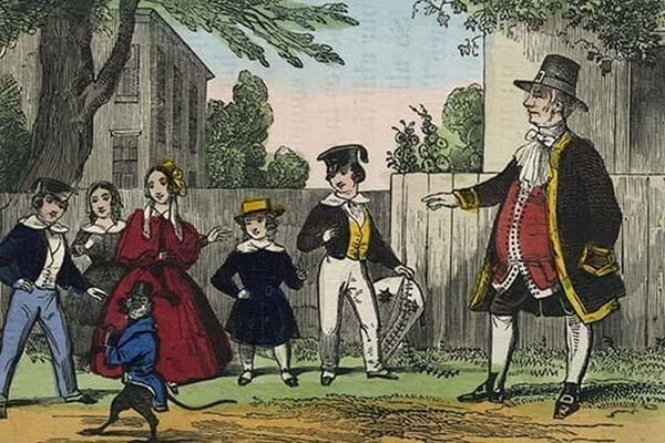 Teaching by using a Monkey by Charles Butler - Art Print