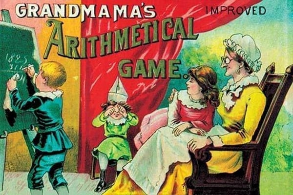 Grandma's Arithmetical Game - Art Print