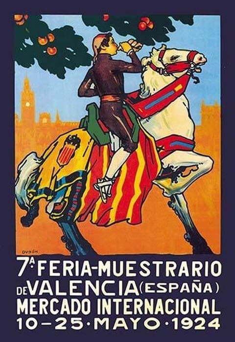 Valencia en Fa. Feria Muestrario by Luis D. Portoles - Art Print