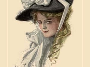 Those Bewitching Eyes by Harrison Fisher - Art Print