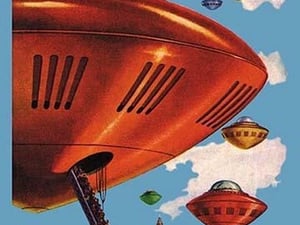 Spaceships at Angkor Wat - Art Print