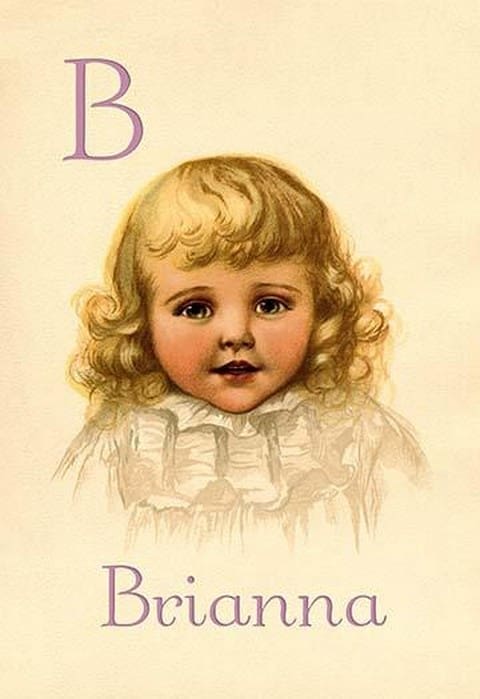 B for Brianna by Ida Waugh - Art Print