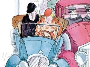 A Moving Violation by Dorothy McKay - Art Print