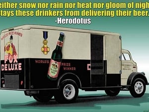 Neither Snow Nor by Wilbur Pierce - Art Print