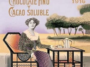E. Juncosa Chocolate and Cocoa - Art Print