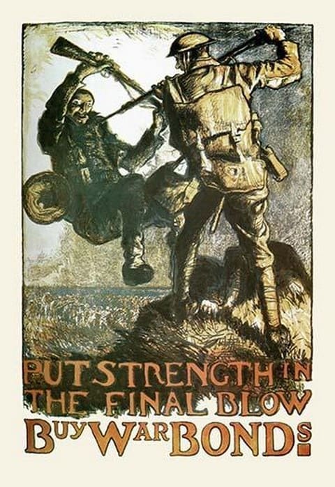 Put Strength In The Final Blow by Brangwyn - Art Print