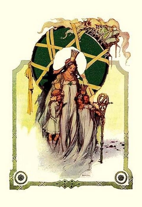Glinda the Good Sorceress by John R. Neill - Art Print