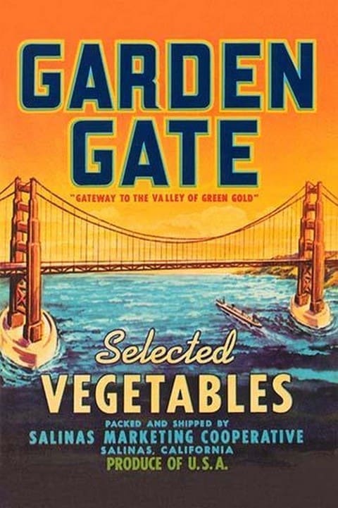 Garden Gate Selected Vegetables - Art Print