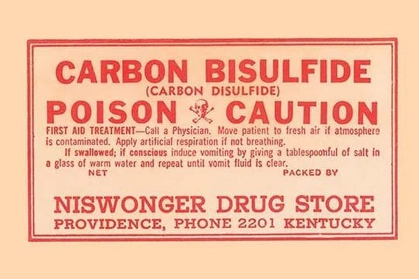 Carbon Bisulfide - Art Print