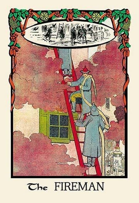 The Fireman by H.O. Kennedy - Art Print