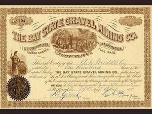 The Bay State Gravel Mining Company - Art Print