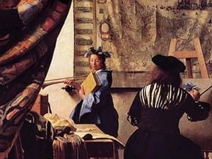 The Allegory of Painting by Johannes Vermeer - Art Print