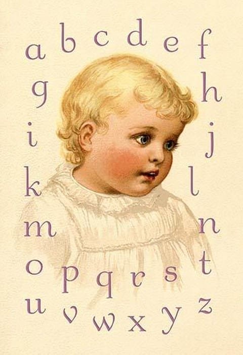 Blondie's Alphabet by Ida Waugh - Art Print