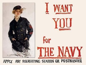 I Want You for the Navy Apply Any Recruiting Station or Postmaster by Howard Chandler Christy - Art Print