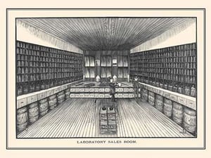 Laboratory Sales Room - Art Print