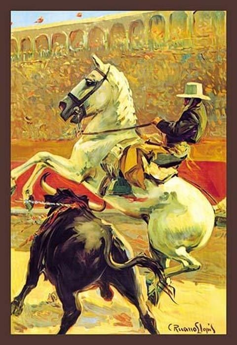 Cartel de Toros sin Texto by Jerome Rogen - Art Print