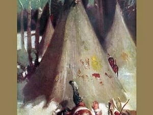 Good Teepee Keeping by Agnus MacDonall - Art Print