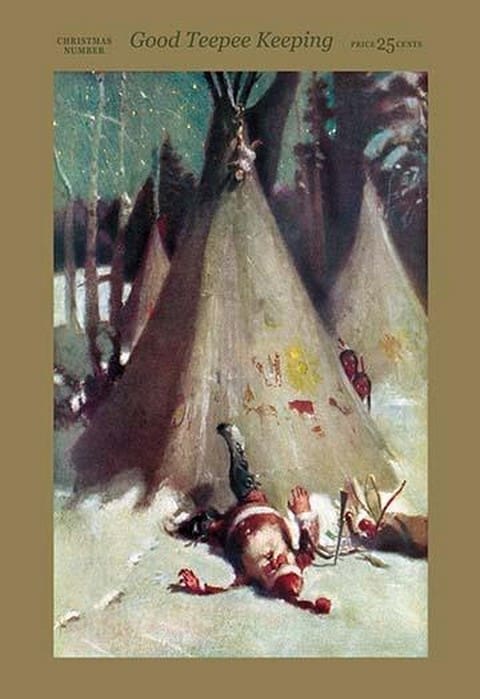 Good Teepee Keeping by Agnus MacDonall - Art Print