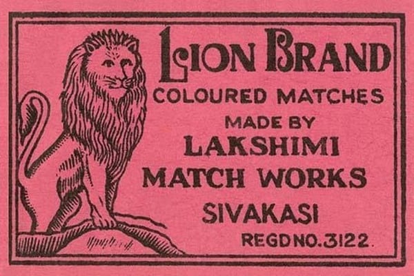 Lion Brand Coloured Matches - Art Print