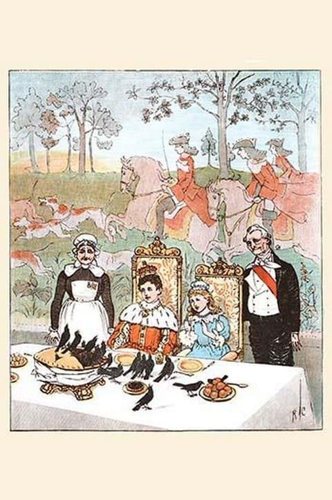 Wasn't it a dainty dish to set before the King by Randolph Caldecott - Art Print