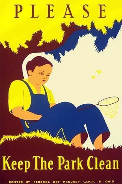 Please Keep the Park Clean by Stanley Thomas Clough - Art Print