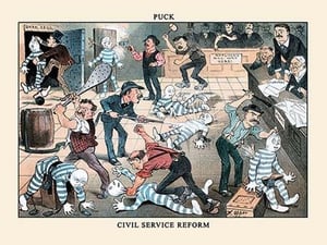 Puck Magazine: A Civil Service Reform by Frederick Burr Opper - Art Print
