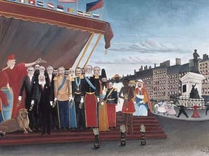 The Representatives of Foreign Powers Coming to Greet the Republic as a Sign of Peace by Henri Rousseau - Art Print