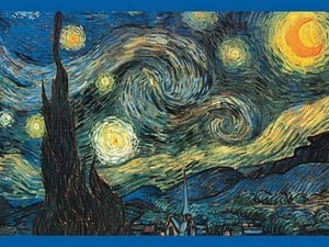 Starry Night by Vincent van Gogh #2 - Art Print