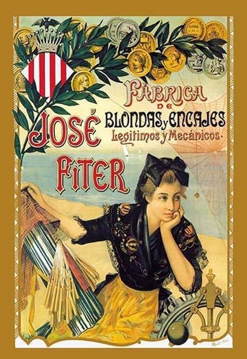 Jose Fiter: fabricas blondas y encajes legitimos y mecanicos by Coll - Art Print