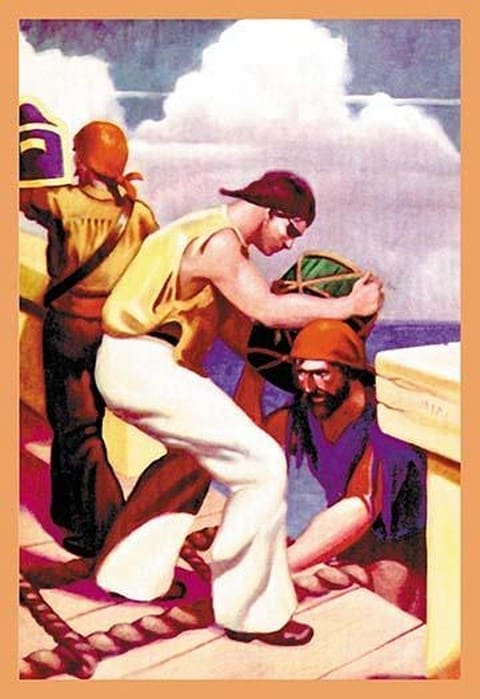 Hauling the Booty by George Taylor - Art Print