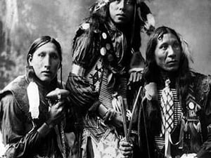 Native American 'Society' Portrait - Art Print