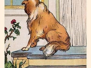 Old Prince Looked in the Window by Frances Beem - Art Print