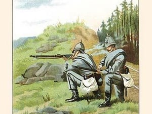 20th Middlesex Volunteers - Artists by Walter Richards - Art Print