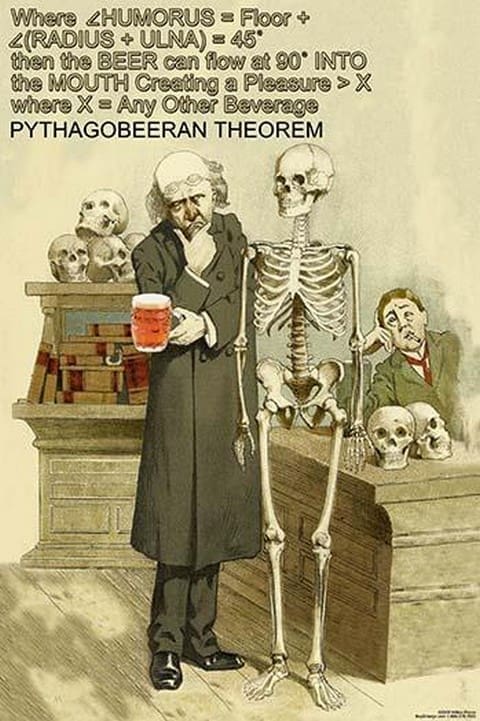 Pythagobeeran Theorem by Wilbur Pierce - Art Print