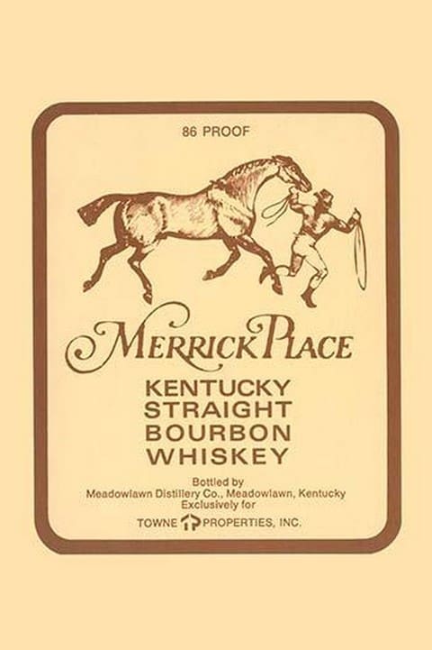 Merrick Place Kentucky Straight Bourbon Whiskey - Art Print