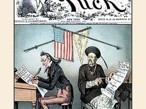 Puck Magazine: Keeping Account by Frederick Burr Opper - Art Print