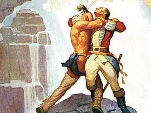 Battle of Glen Falls by N.C. Wyeth - Art Print