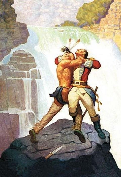 Battle of Glen Falls by N.C. Wyeth - Art Print