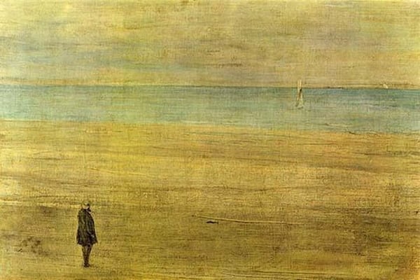 Harmony in Blue and Silver - Trouville by James Abbot McNeill Whistler - Art Print
