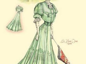 Le Bon Ton: Green for Springtime - Art Print