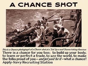 A chance shot by Lt. Sellers - Art Print