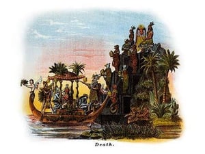 Death - Mardi Gras Parade Float Design - Art Print