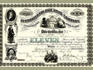 Pennsylvania Railroad Company - Art Print