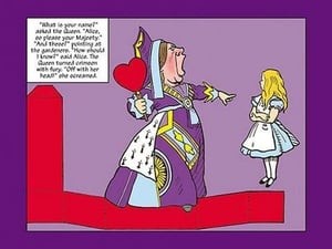 Alice in Wonderland: The Queen of Hearts by John Tenniel - Art Print