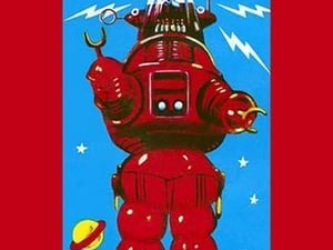 Action Planet Robot - Art Print