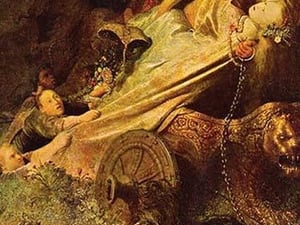 Rape of the Proserpina by Rembrandt Van Rijn - Art Print