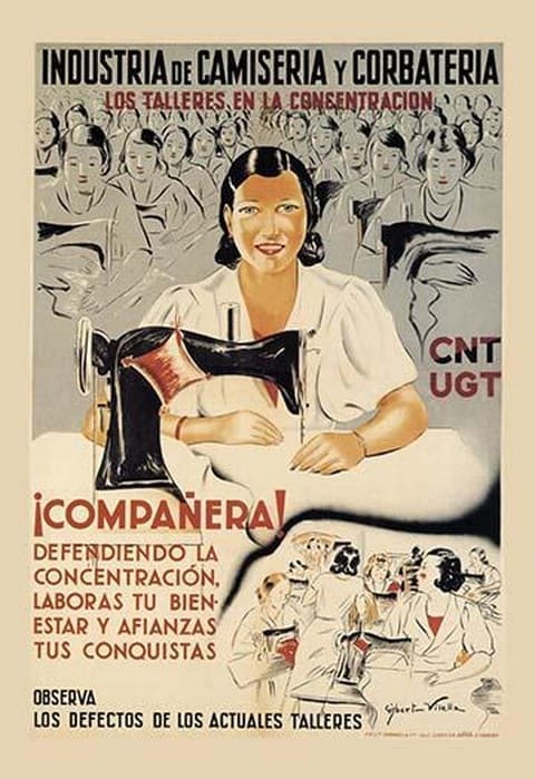 Industria de Camiseria y Corbateria - Art Print