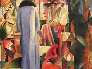 A Large Light Shop Window by August Macke - Art Print