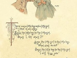 There Was a Little Boy and a Little Girl by Maud Humphrey - Art Print